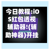 今日教程:iOS红包透视辅助器!(辅助神器)开挂详细教程-第1张图片