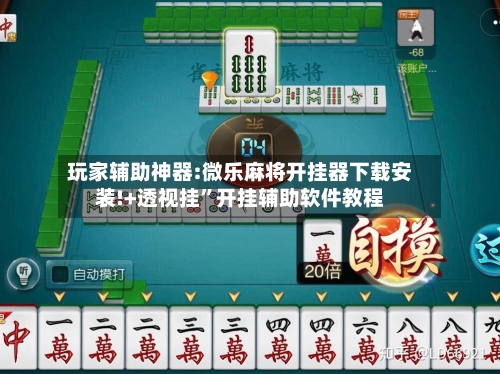 玩家辅助神器:微乐麻将开挂器下载安装!+透视挂”开挂辅助软件教程-第2张图片