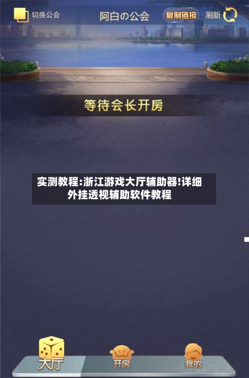 实测教程:浙江游戏大厅辅助器!详细外挂透视辅助软件教程-第2张图片