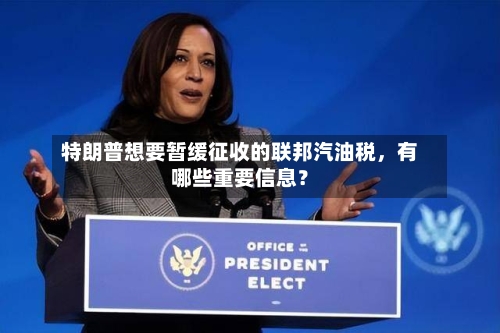 特朗普想要暂缓征收的联邦汽油税	，有哪些重要信息？-第2张图片