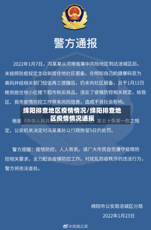 绵阳排查地区疫情情况/绵阳排查地区疫情情况通报-第3张图片