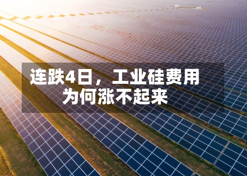 连跌4日，工业硅费用为何涨不起来-第1张图片
