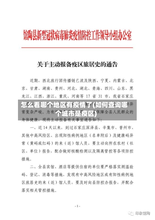 怎么看哪个地区有疫情了(如何查询哪个城市是疫区)-第2张图片