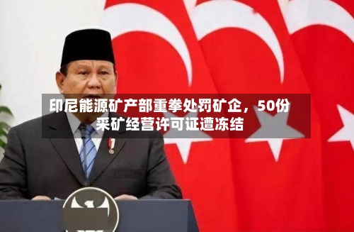 印尼能源矿产部重拳处罚矿企，50份采矿经营许可证遭冻结-第1张图片