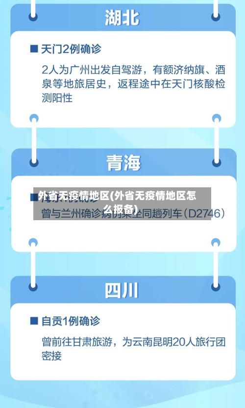 外省无疫情地区(外省无疫情地区怎么报备)-第1张图片