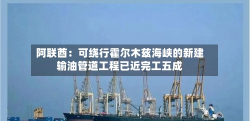 阿联酋：可绕行霍尔木兹海峡的新建输油管道工程已近完工五成-第2张图片