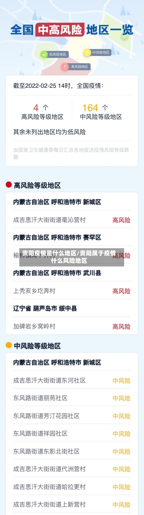 贵阳疫情是什么地区/贵阳属于疫情什么风险地区-第1张图片