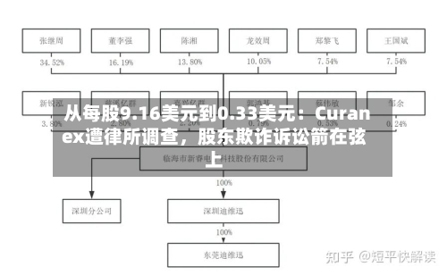 从每股9.16美元到0.33美元：Curanex遭律所调查，股东欺诈诉讼箭在弦上-第2张图片