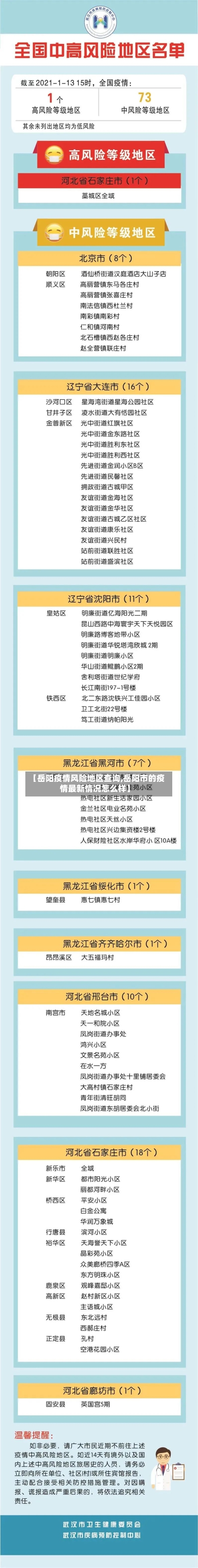 【岳阳疫情风险地区查询,岳阳市的疫情最新情况怎么样】-第1张图片