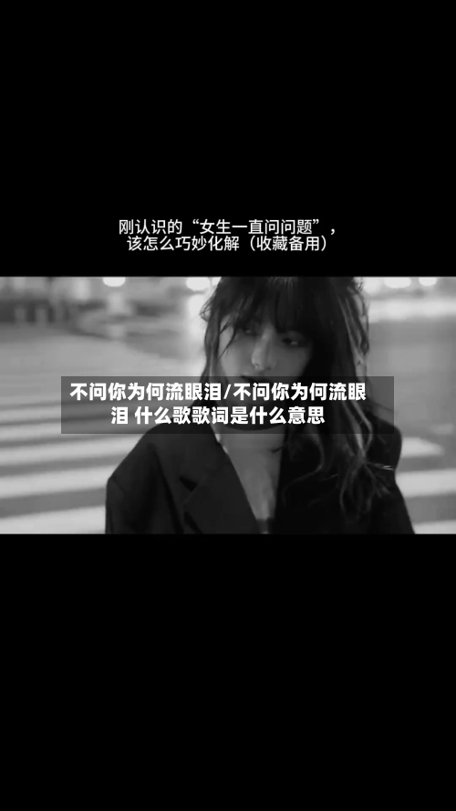 不问你为何流眼泪/不问你为何流眼泪 什么歌歌词是什么意思-第1张图片