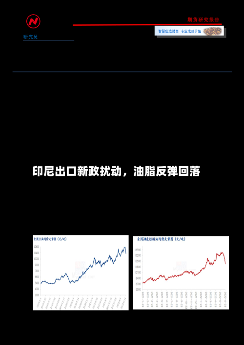 印尼出口新政扰动	，油脂反弹回落-第2张图片